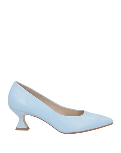 Marian Woman Pumps Sky Blue Size 11 Leather