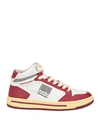 PRO 01 JECT PRO 01 JECT WOMAN SNEAKERS BURGUNDY SIZE 8 LEATHER