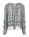 Isabel Marant Étoile Marant Étoile Woman Top Green Size 6 Viscose