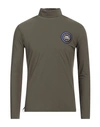 Mr & Mrs Italy Man T-shirt Military Green Size M Polyamide, Elastane In Green