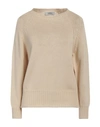 Alpha Studio Woman Sweater Beige Size M Cotton