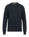 Only & Sons Man Sweater Midnight Blue Size L Recycled Cotton, Recycled Polyester