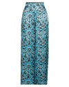 Jucca Woman Pants Azure Size 10 Viscose In Blue