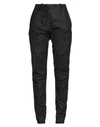 Masnada Woman Pants Black Size 2 Cotton, Elastane In Black