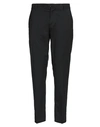 Grey Daniele Alessandrini Man Pants Black Size 38 Polyester, Viscose, Elastane In Black