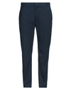 Grey Daniele Alessandrini Man Pants Navy Size 36 Polyester, Viscose, Elastane In Navy Blue