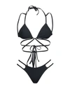 Andreädamo Andreādamo Woman Bikini Black Size S Polyamide, Elastane