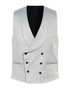 Paoloni Man Vest Light Grey Size 44 Polyester