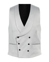 Paoloni Man Vest Light Grey Size 44 Polyester In Grey