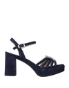 Marian Woman Sandals Midnight Blue Size 11 Leather