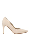 MARIAN MARIAN WOMAN PUMPS BEIGE SIZE 8 LEATHER