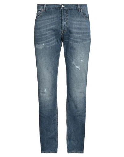Grey Daniele Alessandrini Man Jeans Blue Size 40 Cotton, Elastane