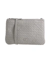 Exte Woman Cross-body Bag Grey Size - Leather In Gray