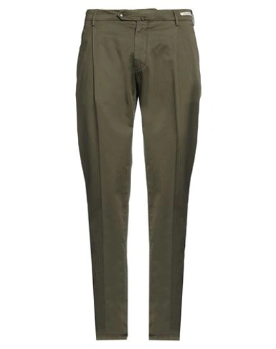 L.b.m 1911 L. B.m. 1911 Man Pants Military Green Size 34 Cotton, Elastane