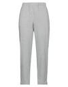 Ottod'ame Woman Pants Light Grey Size 6 Polyester, Viscose, Elastane