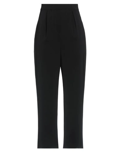 Rose A Pois Rosé A Pois Woman Pants Black Size 4 Polyester, Elastane