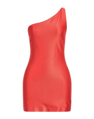 Gauge81 Woman Mini Dress Red Size S Viscose, Elastane