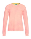 Notsonormal Man T-shirt Salmon Pink Size L Cotton In Pink