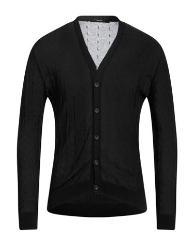 Takeshy Kurosawa Man Cardigan Black Size L Cotton, Acrylic