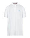 Isaia Man Polo Shirt White Size Xxl Cotton In White