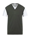 Daniele Fiesoli Man Sweater Military Green Size Xl Cotton