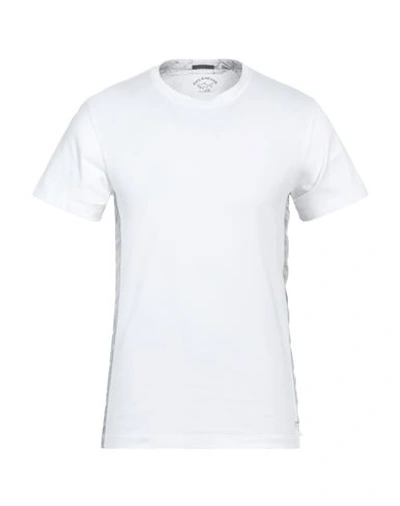 Paul & Shark Man T-shirt White Size M Cotton