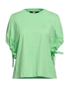 Karl Lagerfeld Woman T-shirt Light Green Size Xl Organic Cotton