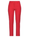 KATE BY LALTRAMODA KATE BY LALTRAMODA WOMAN PANTS RED SIZE 8 POLYESTER, RAYON, ELASTANE