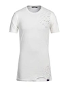 Takeshy Kurosawa Man T-shirt Ivory Size Xl Cotton In White