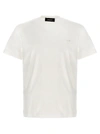 Dsquared2 White Cotton Dsq2 Loose Fit T-shirt In White