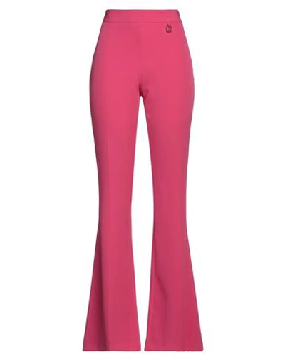 Gaelle Paris Gaëlle Paris Woman Pants Fuchsia Size 10 Polyester, Elastane In Pink
