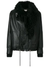 SAINT LAURENT FUR-TRIM JACKET,485078YC2JE12229984