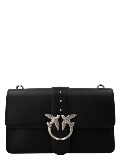 Pinko Love One Crossbody Bags In Black