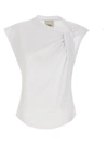 Isabel Marant Nayda Bow-detailed T-shirt In White