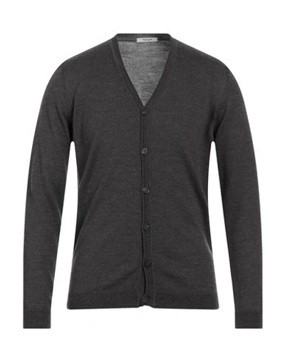 Kangra Cashmere Kangra Man Cardigan Dark Purple Size 42 Merino Wool