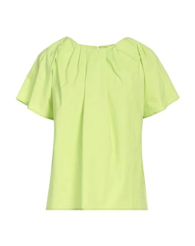 Rose A Pois Rosé A Pois Woman Top Acid Green Size 10 Cotton