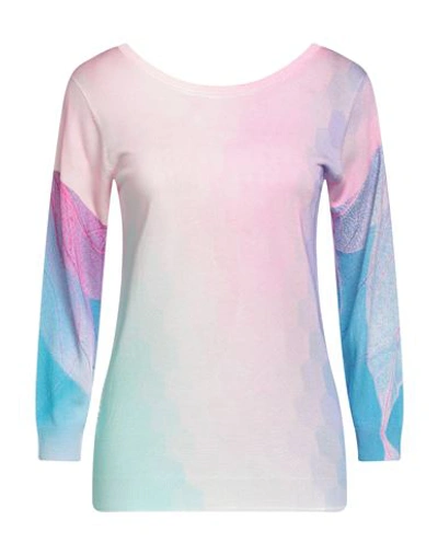 Jei's By Letizia Denaro Woman Sweater Pink Size M Tencel, Viscose, Silk