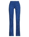 Roy Rogers Roÿ Roger's Woman Pants Sky Blue Size 31 Cotton, Elastane