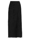 Masnada Woman Pants Black Size 4 Linen, Viscose