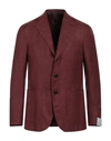 Caruso Suit Jackets In Red