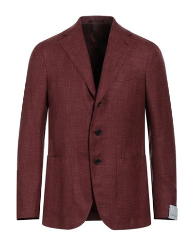 Caruso Suit Jackets In Red