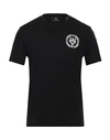 Plein Sport Man T-shirt Black Size Xxl Cotton