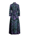 Connor & Blake Woman Maxi Dress Purple Size M Cotton