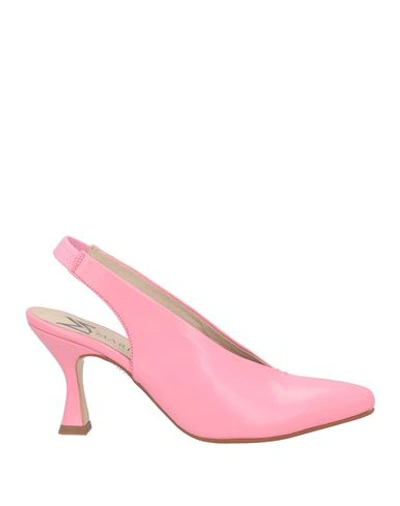 Marian Woman Pumps Pink Size 11 Leather