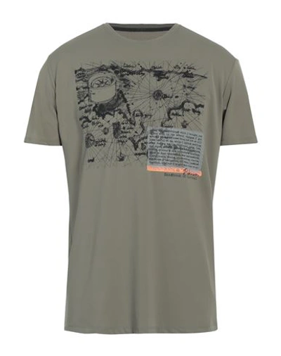 Rrd Man T-shirt Military Green Size 40 Polyamide, Elastane