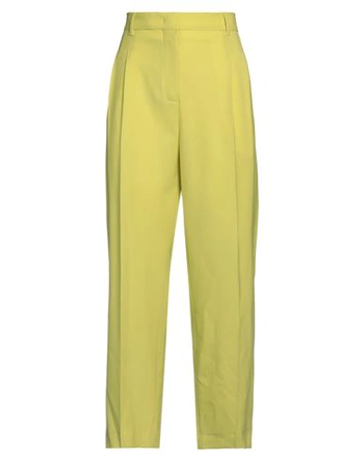 Ps By Paul Smith Ps Paul Smith Woman Pants Acid Green Size 8 Wool In Yellow
