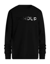 Dondup Man Sweatshirt Black Size Xl Cotton, Elastane