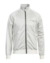 John Richmond Man Sweatshirt Off White Size Xl Cotton, Viscose, Polyester, Elastane In Off White