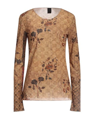 Masnada Woman T-shirt Sand Size 4 Cotton In Beige
