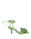 Jeffrey Campbell Woman Sandals Light Green Size 10 Leather